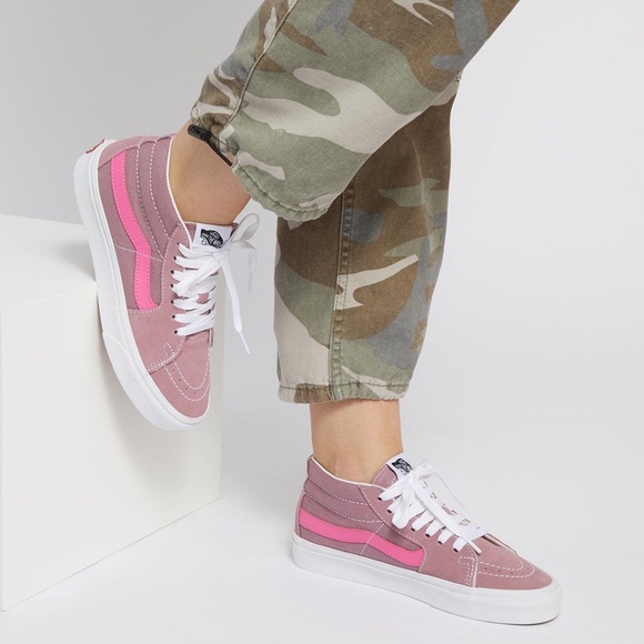 vans sk8 mid rose